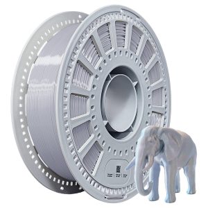 Silk PLA Filament 1.75mm, High Speed Metallic 3D Printer Filament, Glossy Smooth Finish, ±0.03mm Accuracy, No Clog Tangle Free AMS Friendly Plastic Spool, 1kg (2.2lbs)