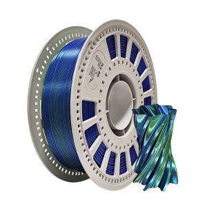 PLA Filament 1.75mm,Bambu Lab Compatible Metallic 3D Printer Filament, Glossy Smooth Finish, ±0.03mm Accuracy, No Clog Tangle Free AMS Friendly Plastic Spool, 1kg (2.2lbs)