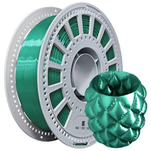 Silk Dual-Color PLA Filament 1.75mm, High Speed Metallic 3D Printer Filament, Glossy Smooth Finish, ±0.03mm Accuracy, No Clog Tangle Free AMS Friendly Plastic Spool, 1kg (2.2lbs)